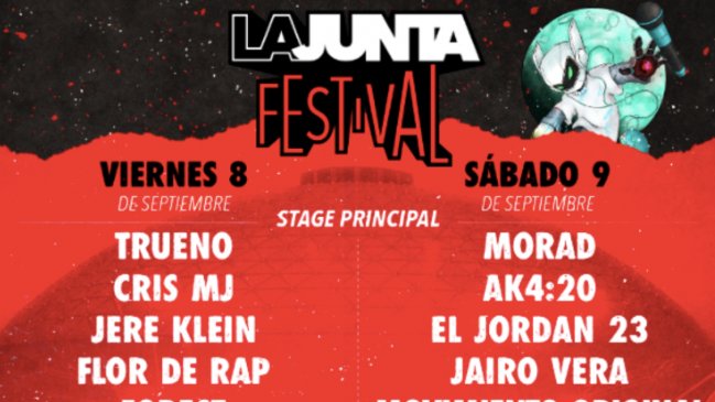 Festival La Junta en Movistar Arena anuncia cartel por días: Trueno y Morad serán los números finales