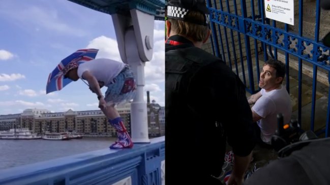 Steve-O fue detenido tras saltar desde el Puente de Londres