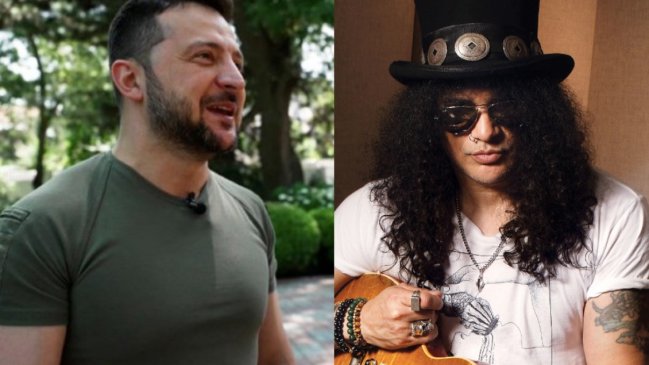 Zelenski revela que música de Guns N' Roses y AC/DC lo ayuda en medio de la guerra