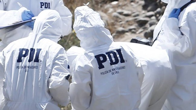 Cuerpo calcinado fue hallado en una ladera del Cerro Renca