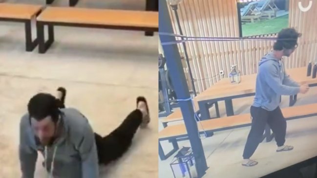 La curiosa rutina de ejercicios de Lucas en Gran Hermano