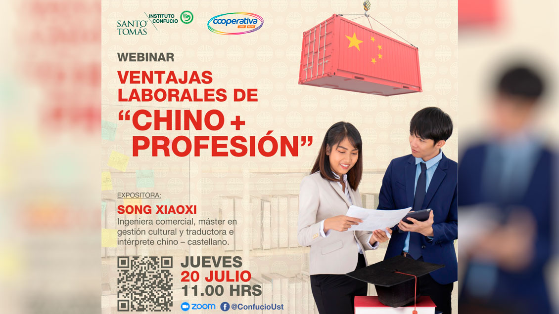 Webinar invita a descubrir las ventajas laborales para quienes hablan chino mandarín