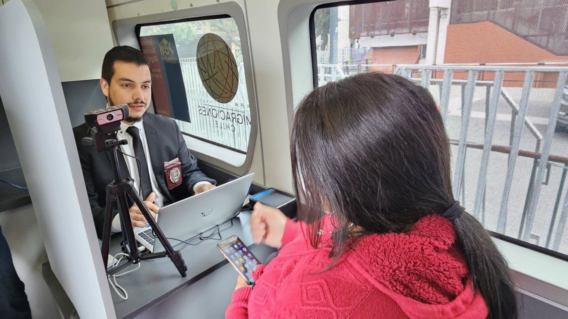 Comenzó el proceso de empadronamiento biométrico de migrantes en la Región de Valparaíso