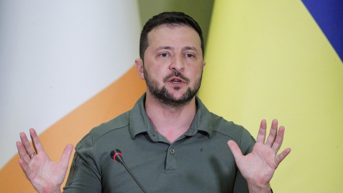 Zelenski pidió un escudo aéreo para toda Ucrania contra el 