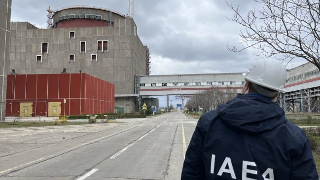 OIEA confirmó presencia de minas en la central de Zaporiyia, bajo ocupación rusa