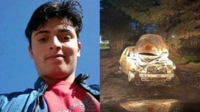 Joven viñamarino cumple una semana desaparecido: Su auto fue encontrado quemado y abandonado