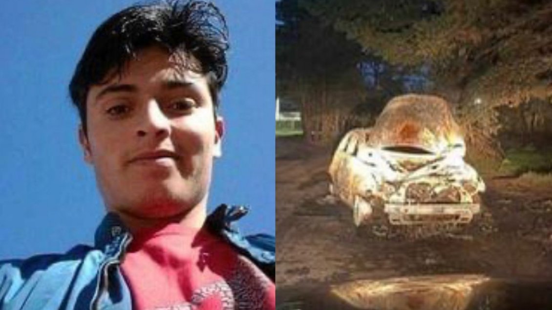 Joven viñamarino cumple una semana desaparecido: Su auto fue encontrado quemado y abandonado