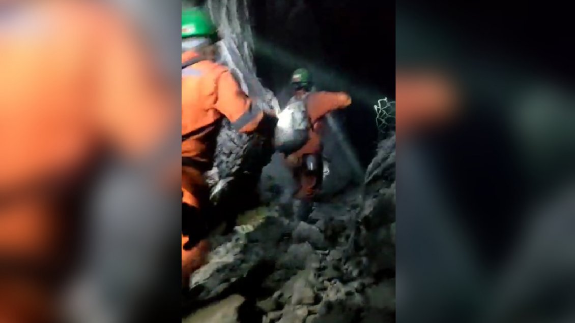 Minero que quedó atrapado en El Teniente: 