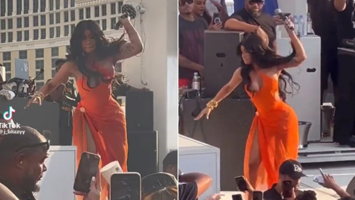 Cardi B agredió a un fan con un micrófono: La habían empapado con cerveza