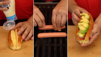  Chef se hizo viral con insólita preparación de completo italiano  