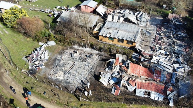 Gobierno se querelló por quema de posta, escuela y capilla en Traiguén, pero no invocó la Ley Antiterrorista