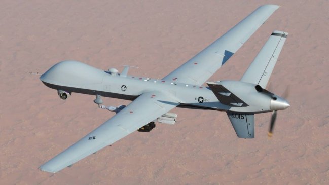  Rusia interceptó un dron espía estadounidense sobre el mar Negro  