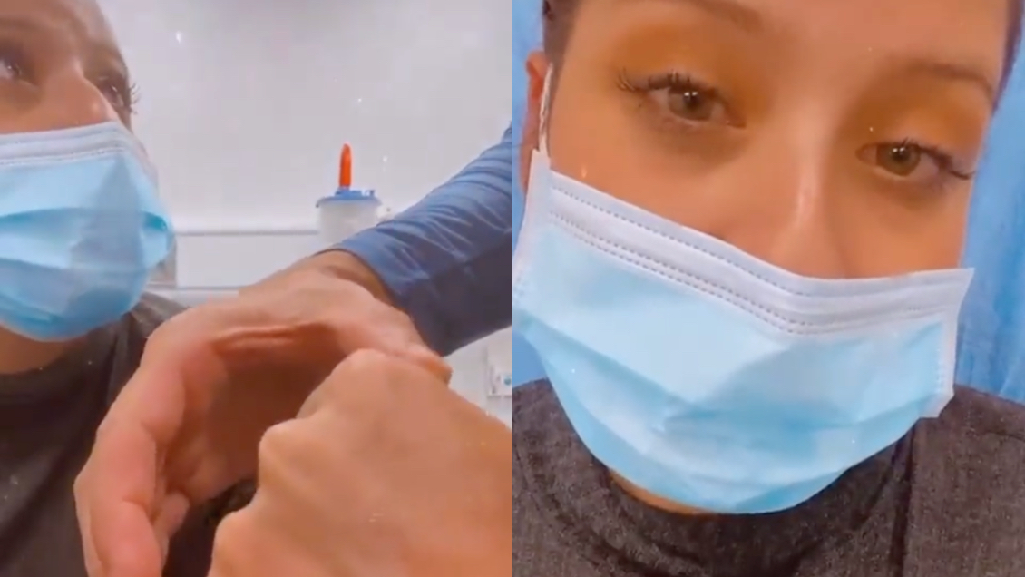 María José Quintanilla sufrió dolorosa lesión en la previa de su nueva canción