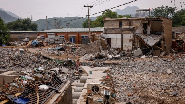 Al menos 14 muertos dejan fuertes lluvias en el noreste de China