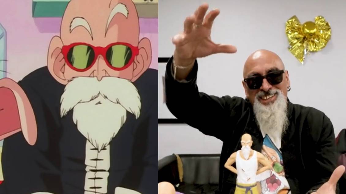 Funcionario de la Posta Central impresionó con su parecido al Maestro Roshi