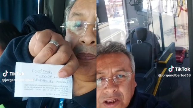 Chofer fue multado por abrir puerta trasera de micro para persona en silla de ruedas