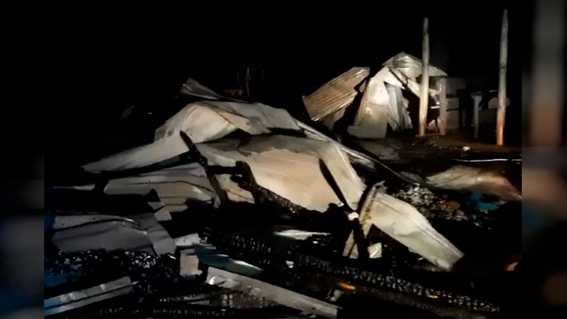 Resistencia Mapuche Malleco se atribuyó la quema de una escuela en Curacautín