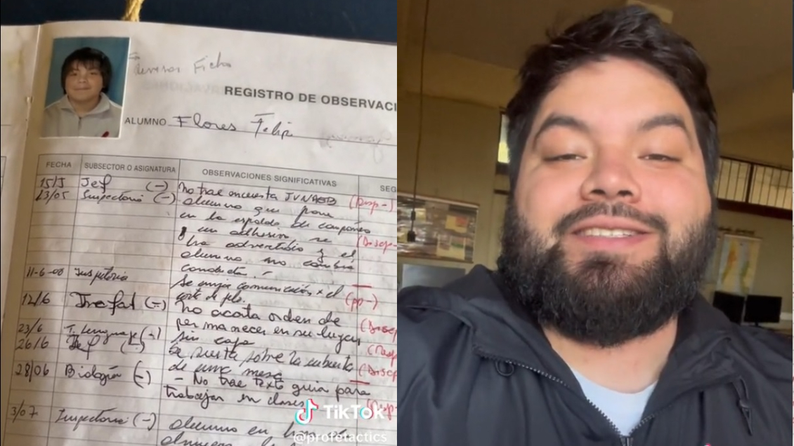 Docente hace clases en liceo del que fue expulsado de niño, y da importante consejo: 