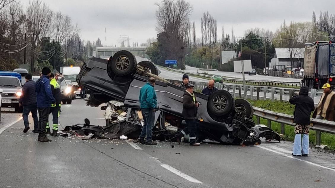 Accidentes de tránsito en el Maule: Cuatro fallecidos en Parral y tres heridos en Talca