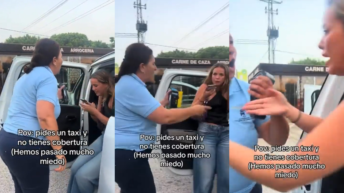 Taxista perdió la paciencia con pasajeras que se negaban a pagarle: 