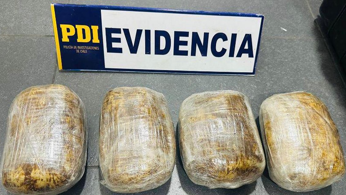 PDI detuvo a tres personas por tráfico de drogas en Arica y Copiapó