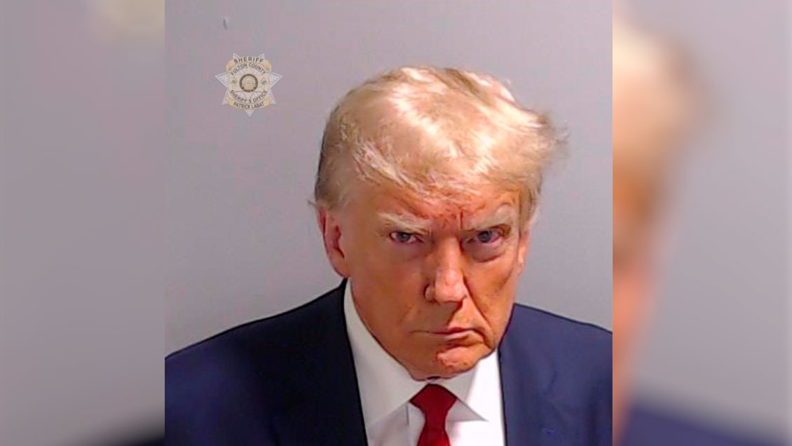 Donald Trump fue fichado por la justicia de EEUU