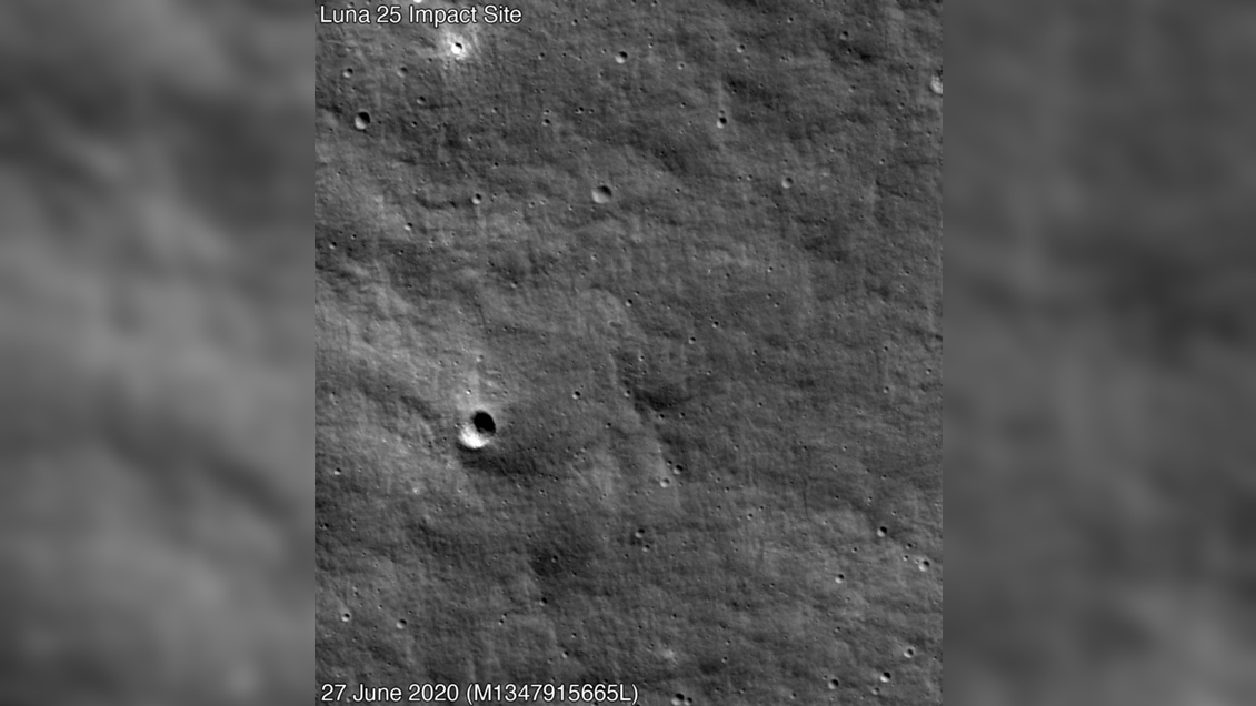 Fallida misión rusa generó nuevo cráter en la Luna
