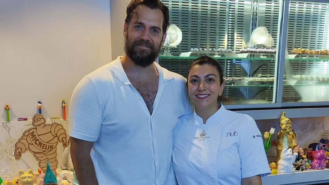 Chef Fernanda Fuentes recibió a Henry Cavill en su restaurante