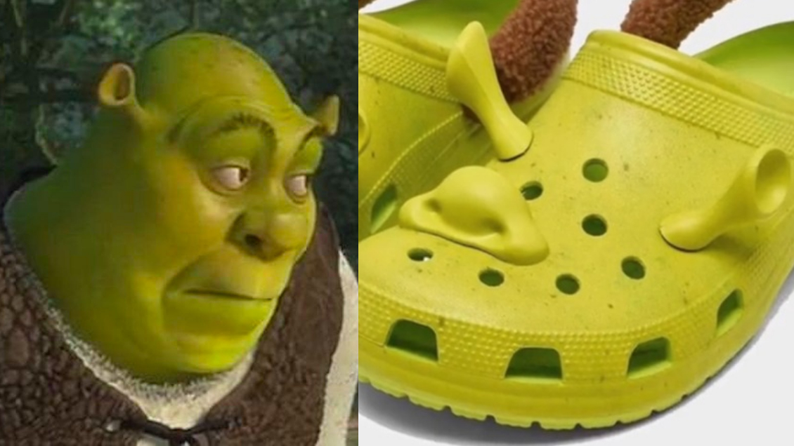 Esto no es IA, los Crocs de Shrek son reales y ya están