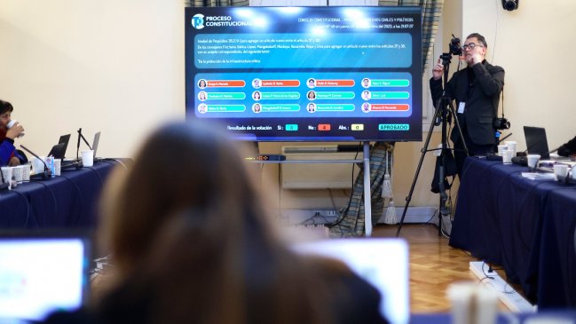 Comisiones del Consejo Constitucional retomaron la votación de las enmiendas pendientes