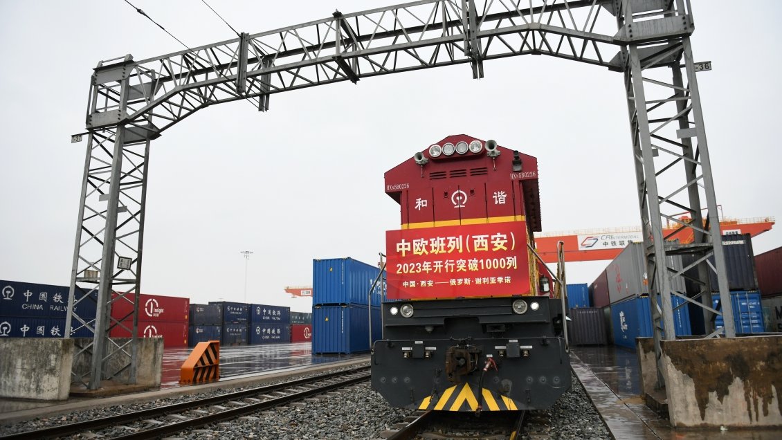 Shanghai reporta aumento de trenes de carga China-Europa