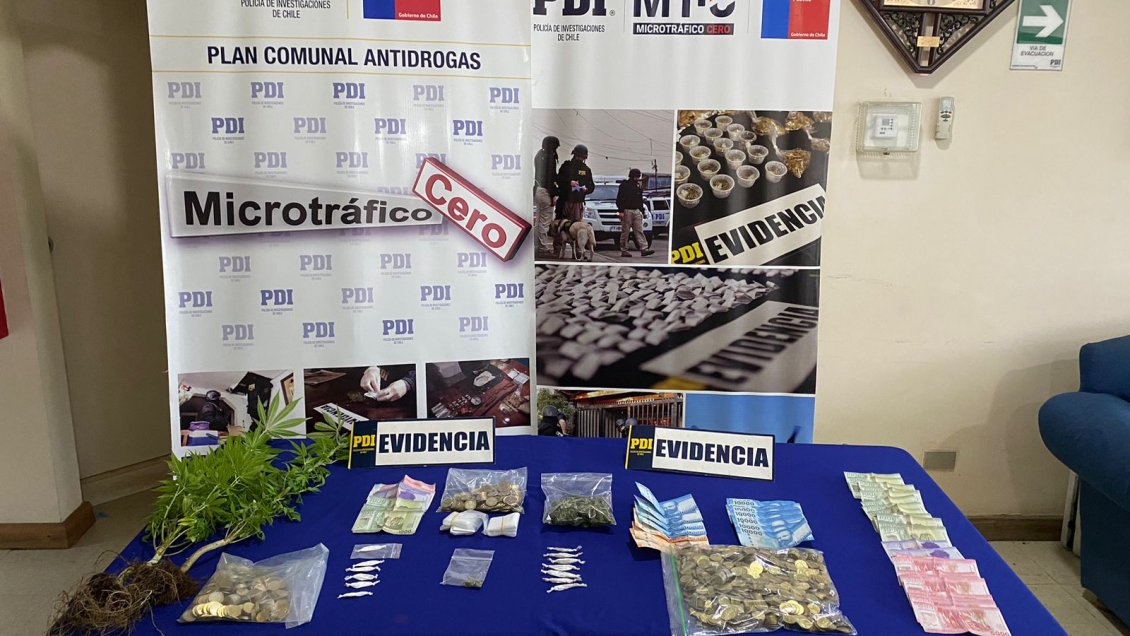 PDI desarticuló clan familiar dedicado a la venta de drogas en Victoria