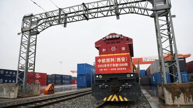Shanghai reporta aumento de trenes de carga China-Europa