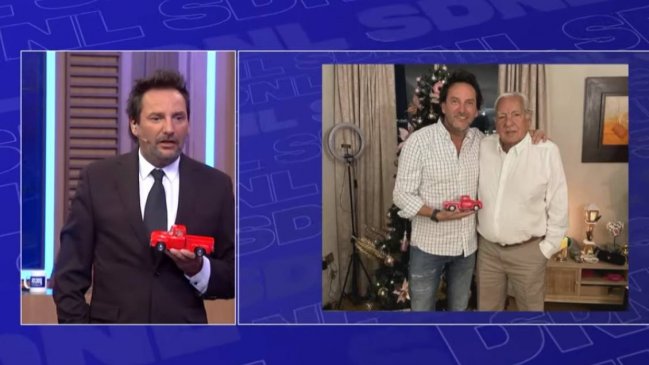Daniel Fuenzalida se emocionó en televisión al recordar el último regalo que le dio su padre