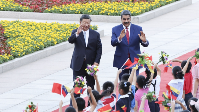 Xi Jinping se reúne con su homólogo venezolano, Nicolás Maduro, en Beijing