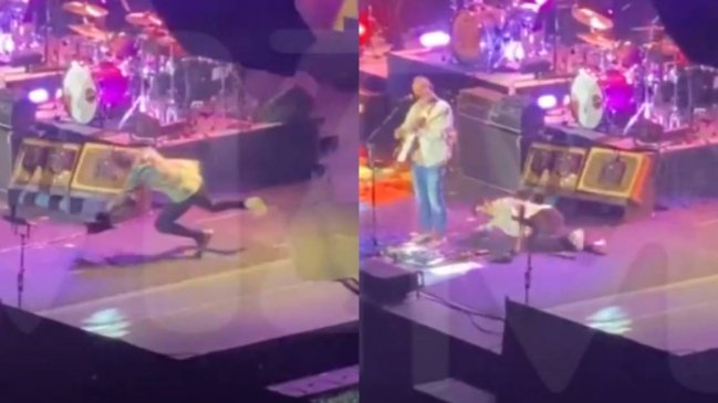 Ringo Starr sufrió dura caída en escenario en pleno show