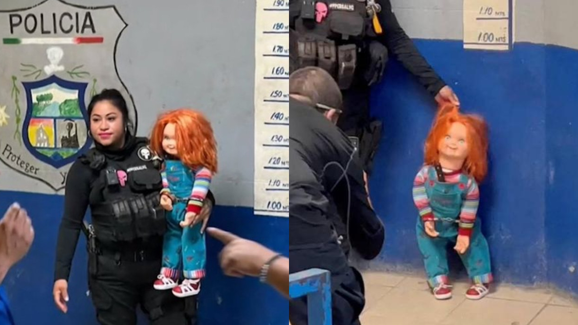 Arrestan a muñeco Chucky por 