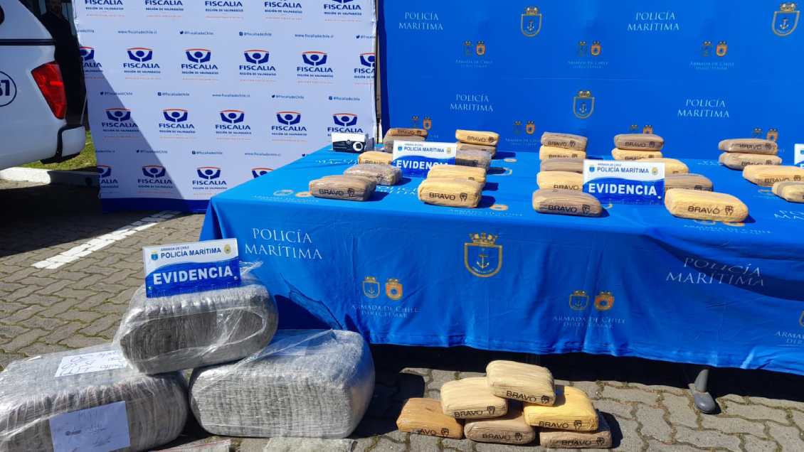 Prisión para banda que internó 400 kilos de droga por el puerto de Valparaíso