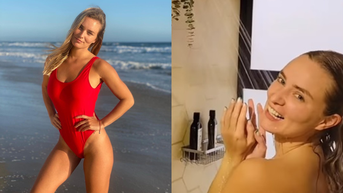 Kika Silva mostró cómo se ducha con novedoso método