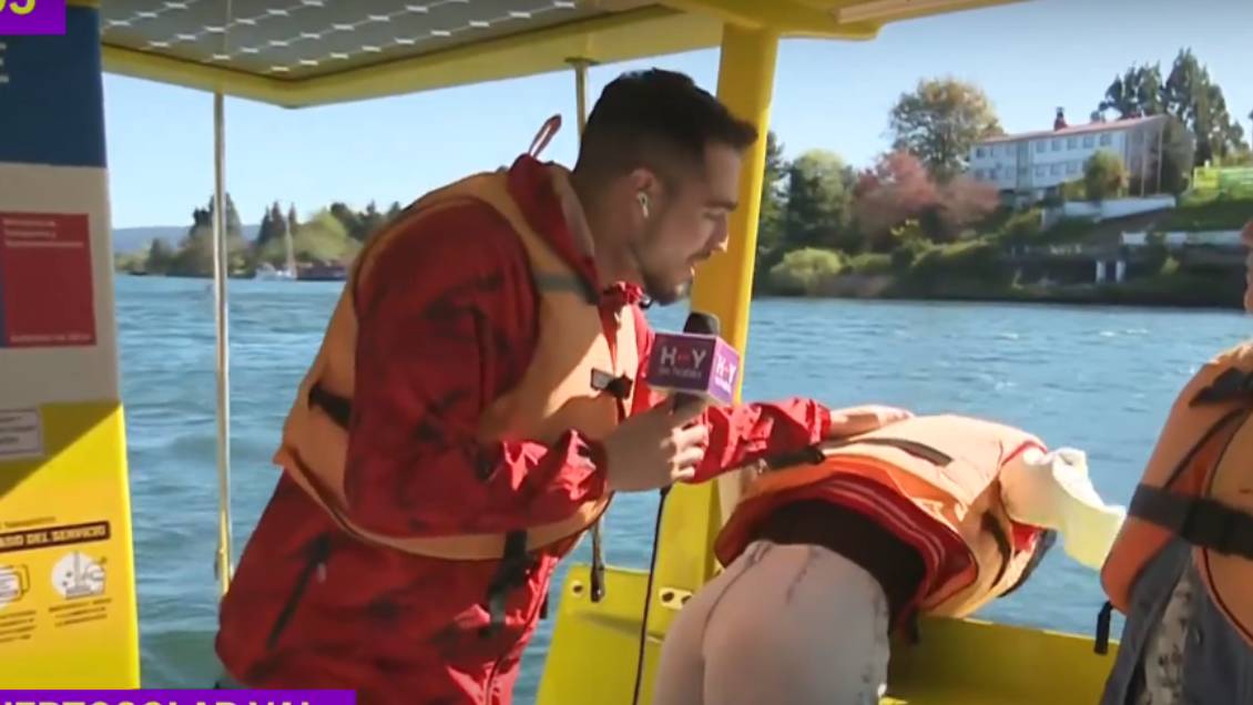 Yamila Reyna sufrió en Valdivia: vomitó en pleno despacho de TVN