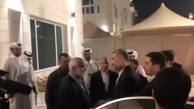  El canciller iraní se reunió con el líder de Hamás en Catar  