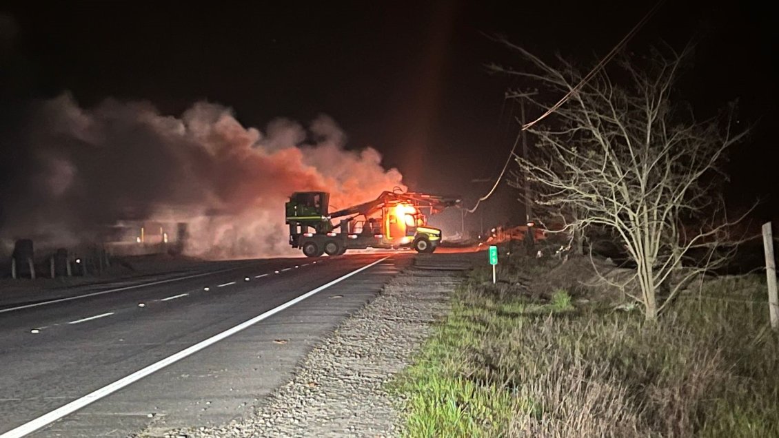 A prisión sobrino de Llaitul y otros cuatro sujetos tras quema de camiones en el Biobío