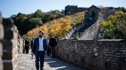   Presidente Boric visitó la milenaria Muralla China 