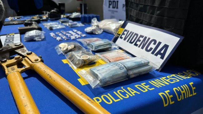 Desarticulan peligrosa banda que asaltaba bodegas y al retail en Concepción