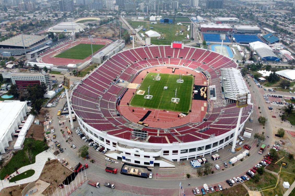 en el estadio nacional se realizará la ceremonia de inauguración de los panamericanos 2023