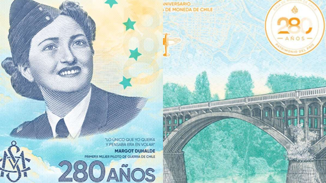 Fail: El error que trae el nuevo billete conmemorativo de Margot Duhalde