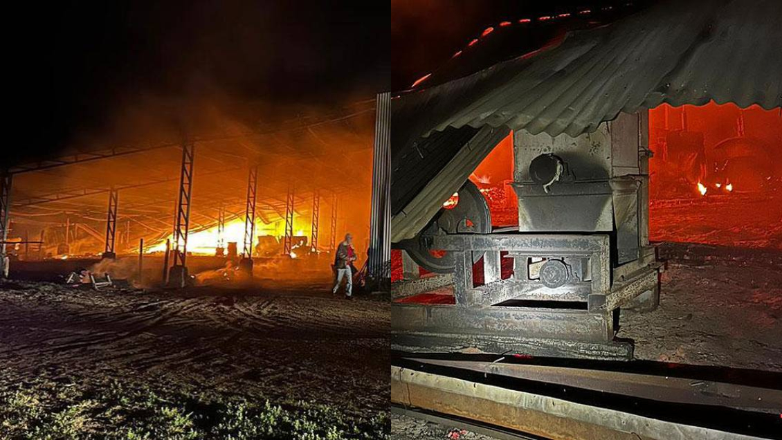 Ataque incendiario destruyó casa del cuidador de un predio en Los Sauces