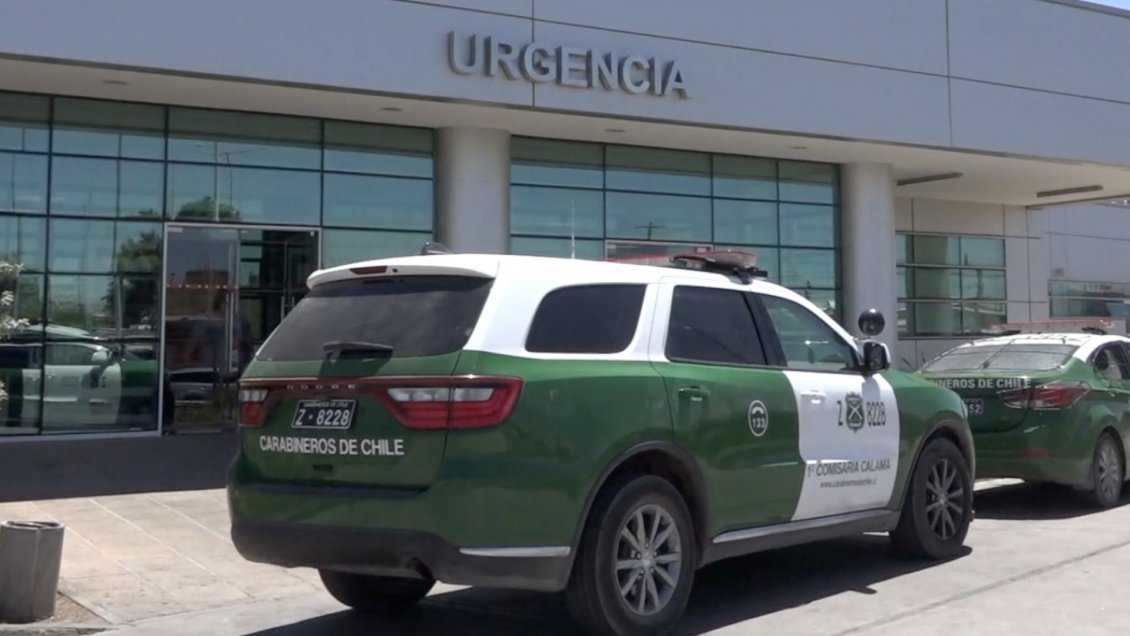 Carabinero de franco fue apuñalado tras incidente vial en Calama