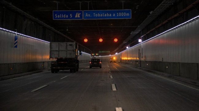 Autopista Vespucio Oriente vuelve a estar ciento por ciento operativa