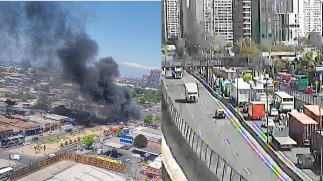 Choque múltiple y posterior incendio en General Velásquez dejó un fallecido